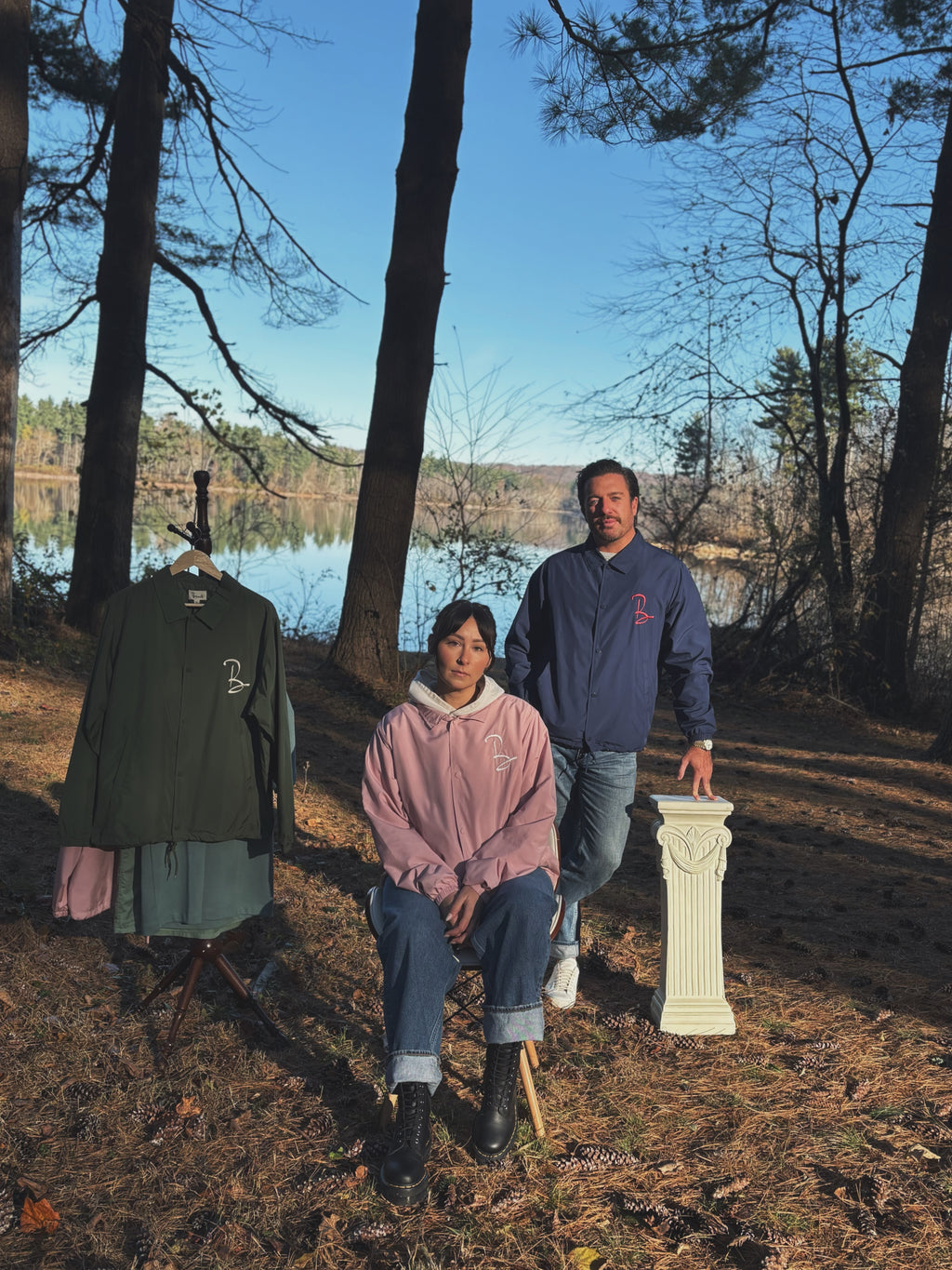 Bemo's Navy Coach Jacket