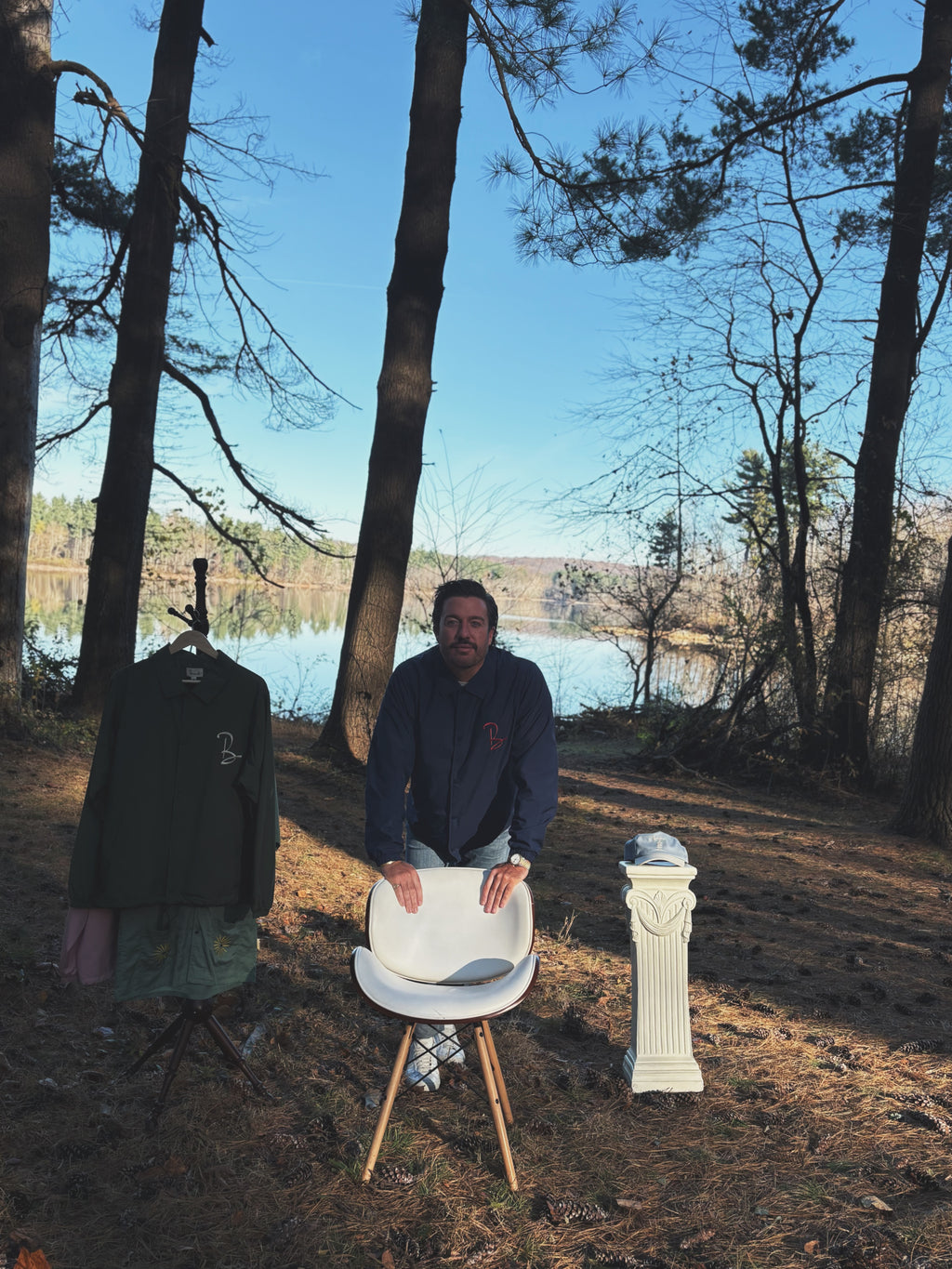 Bemo's Navy Coach Jacket