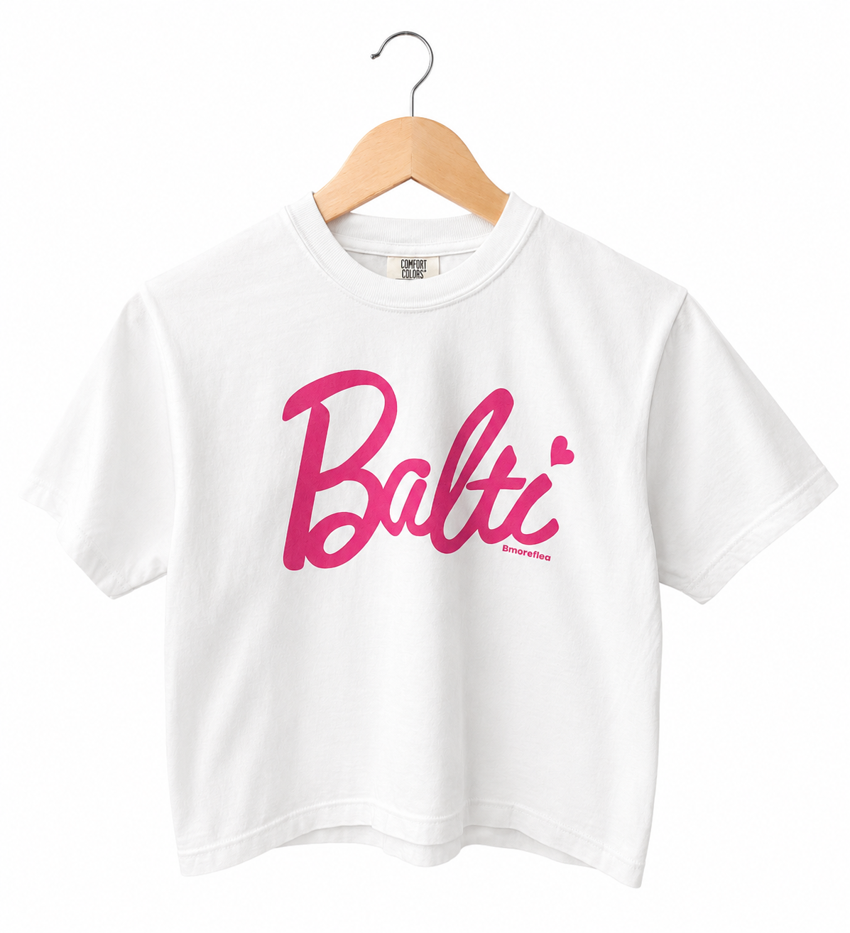 Bmore Flea Balti Barbie Crop Tee