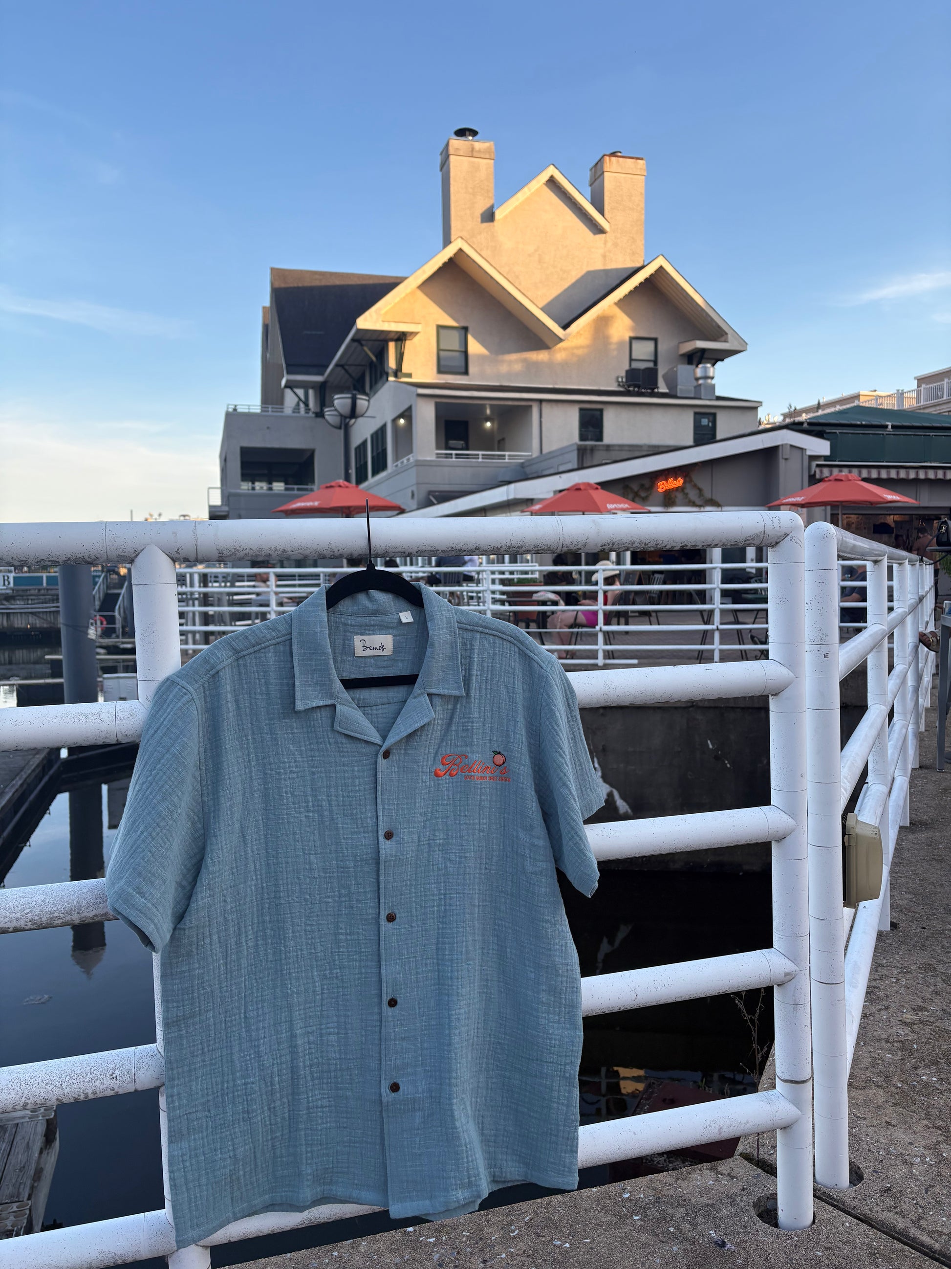 Bemo's x Bellini's Gauze Button Front Shirt