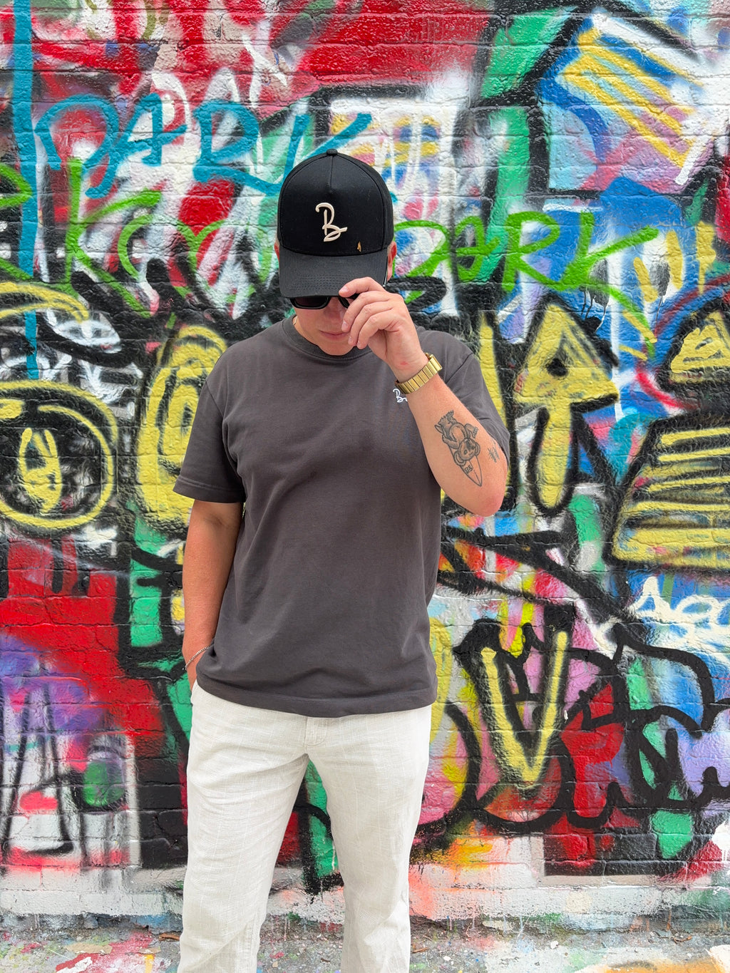 Bemo's Black B Baseball Hat