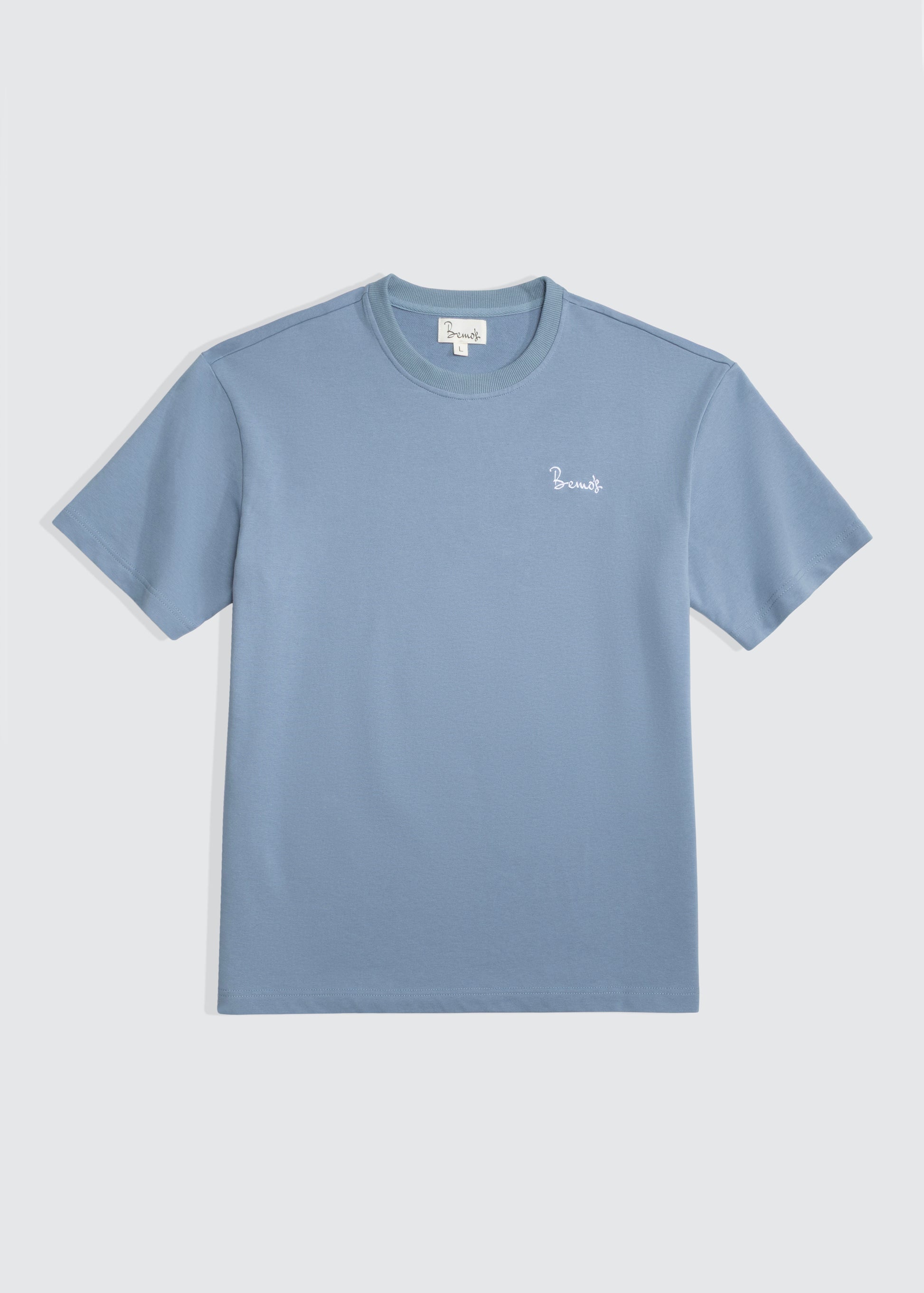 Bemo's Dusty Blue Heavy Weight SS Tee