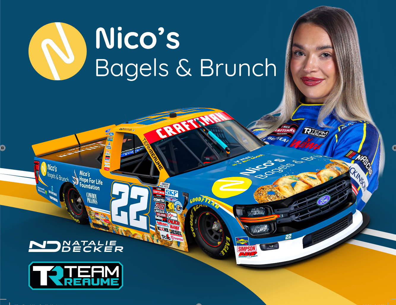 Nico's Hope For Life x Natalie Decker Racing Hat w/ Signed Hero Card